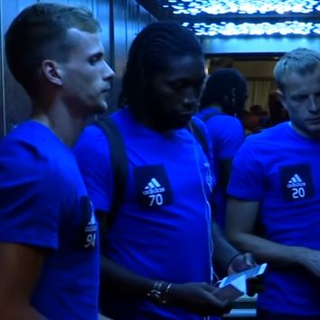 Dynamo arrive in Kharkiv (VIDEO)