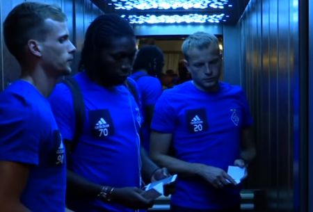 Dynamo arrive in Kharkiv (VIDEO)