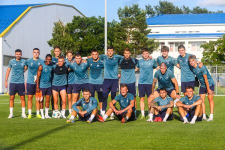 Dynamo first training session after vacation