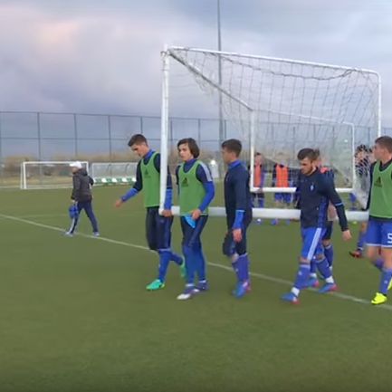 Dynamo U-19 in Turkey: afternoon training session
