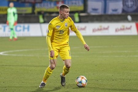 First assist of TSYHANKOV in Ukraine national team