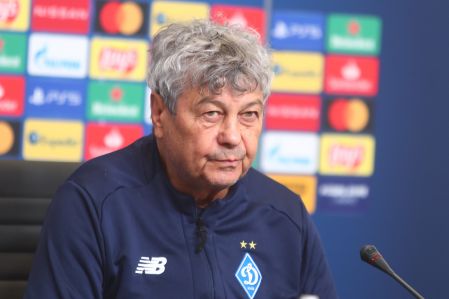 Press conference of Mircea Lucescu before the game against Barcelona in Kyiv