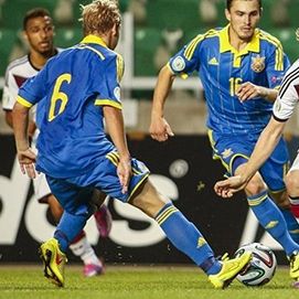 Ukraine U-19 with Dynamo players finish Euro-2014