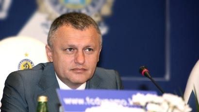 Ihor Surkis wishing a Happy New Year to Dynamo FANS