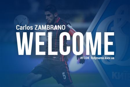 Carlos ZAMBRANO – FC Dynamo Kyiv player!