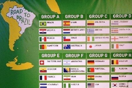 Dynamo delegates’ 2014 World Cup schedule (group stage)