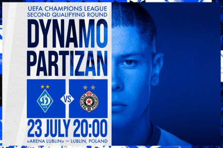 Dates and kick-off time of Dynamo matches against Partizan