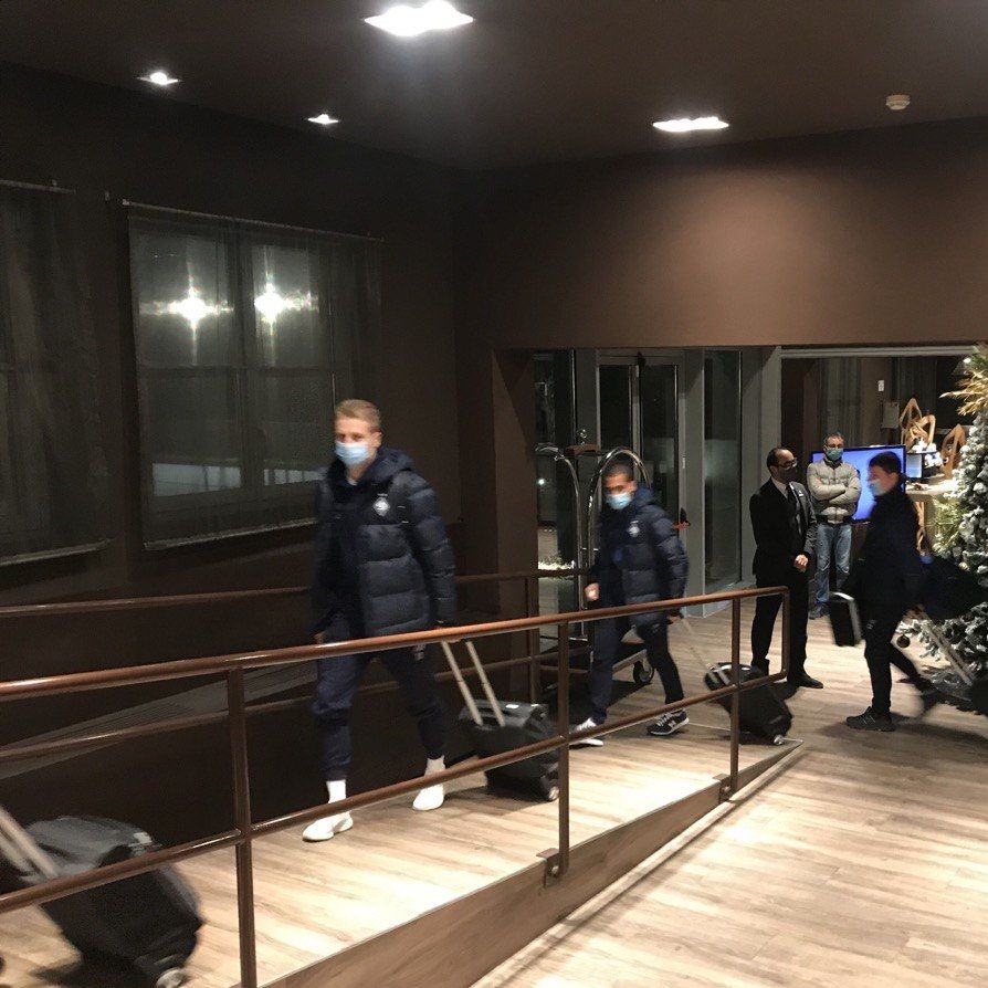 The White-Blues arrive in Turin