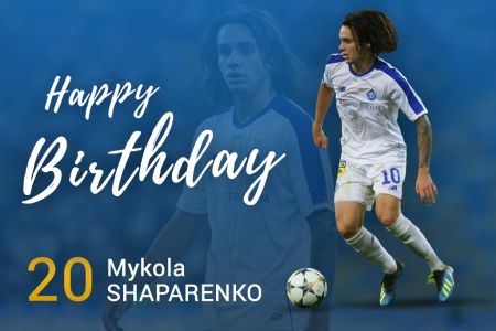 Mykola SHAPARENKO turns 20! Congratulations!