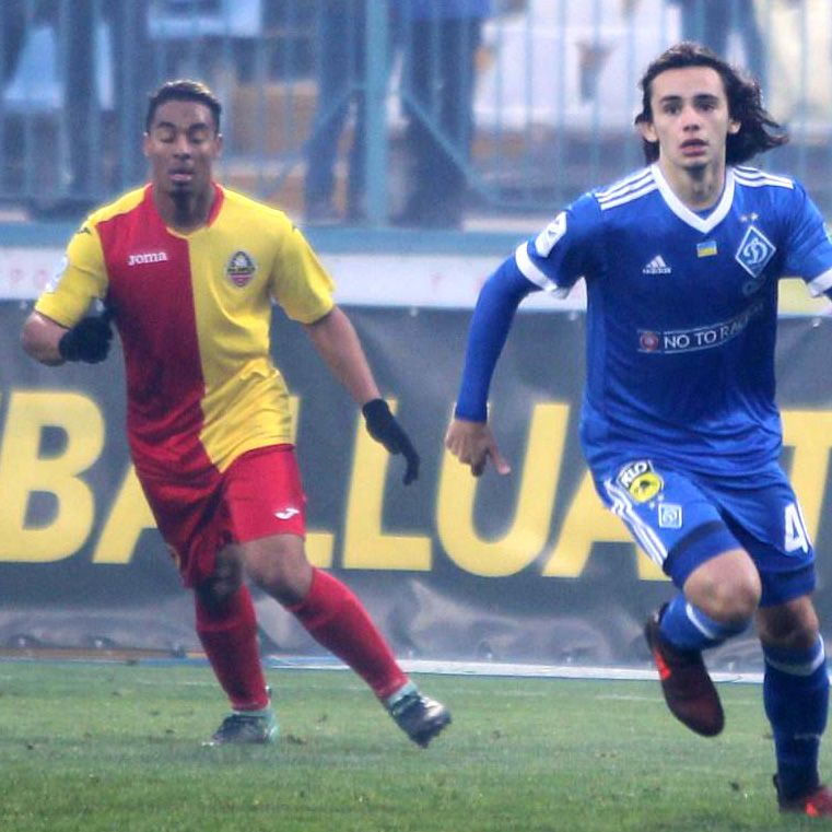 Mykola SHAPARENKO makes his debut for Dynamo