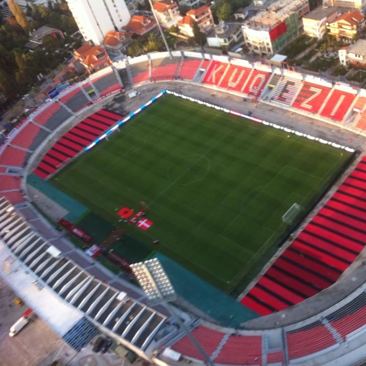 Elbasan Arena waiting for FC Dynamo Kyiv