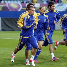 Збірна України провела тренування на стадіоні «Динамо»