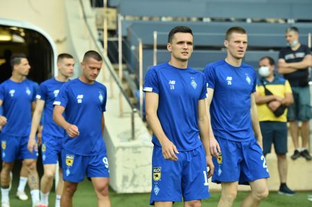 Dynamo training session at Metalist Stadium