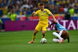 Five Dynamo players perform for Ukraine against Belgium at the Euro-2024