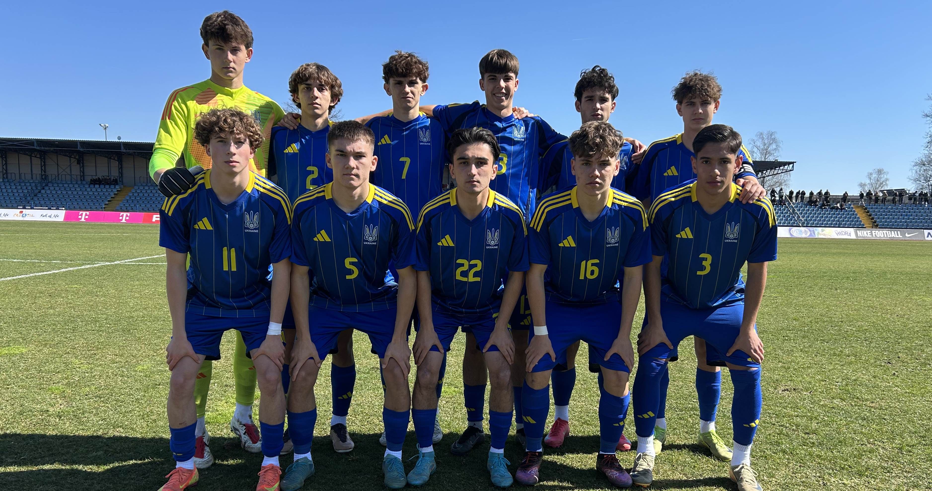 Люсін та Кучерявий зіграли за збірну України U17 проти Італії у відборі на Євро-2025