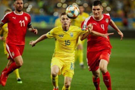 Goal by BESEDIN saves Ukraine from defeat against Serbia