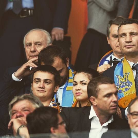 Serhiy REBROV at Germany vs Ukraine Euro-2016 game