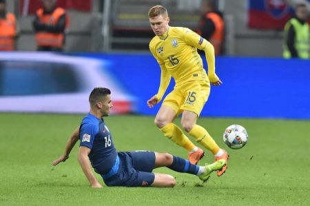 Ukraine with four Dynamo players lose against Slovakia