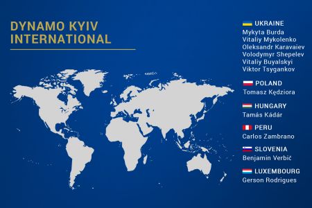 Dynamo internationals’ schedule