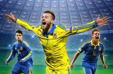 Andriy Yarmolenko leaves Artem Besedin and Serhiy Buletsa behind