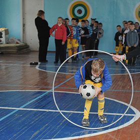 «Динамо» відкрило змагання імені Кеннеді Шрайвер у школі-інтернаті №15