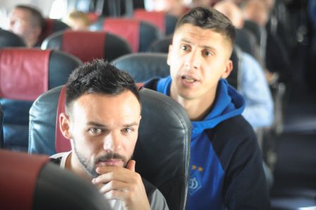 Dynamo arrive in Bern to face Young Boys (VIDEO)