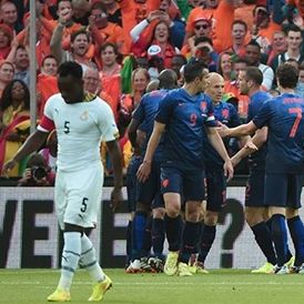 Netherlands with LENS are victorious over Ghana