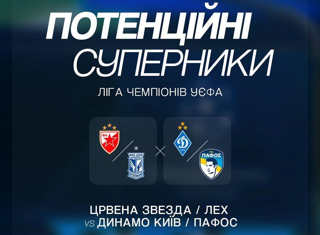 Potential Opponents of Dynamo in the next round of Champions League and Europa League Qualifiers