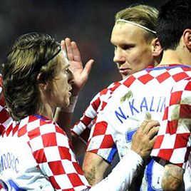 Croatia with Domagoj Vida defeat Israel