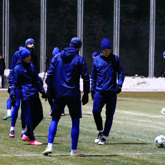 Dynamo training session before the game against Besiktas: PHOTOS, VIDEO