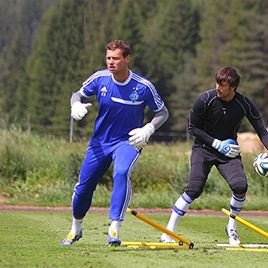 Shovkovskyi and Rybka training without restrictions