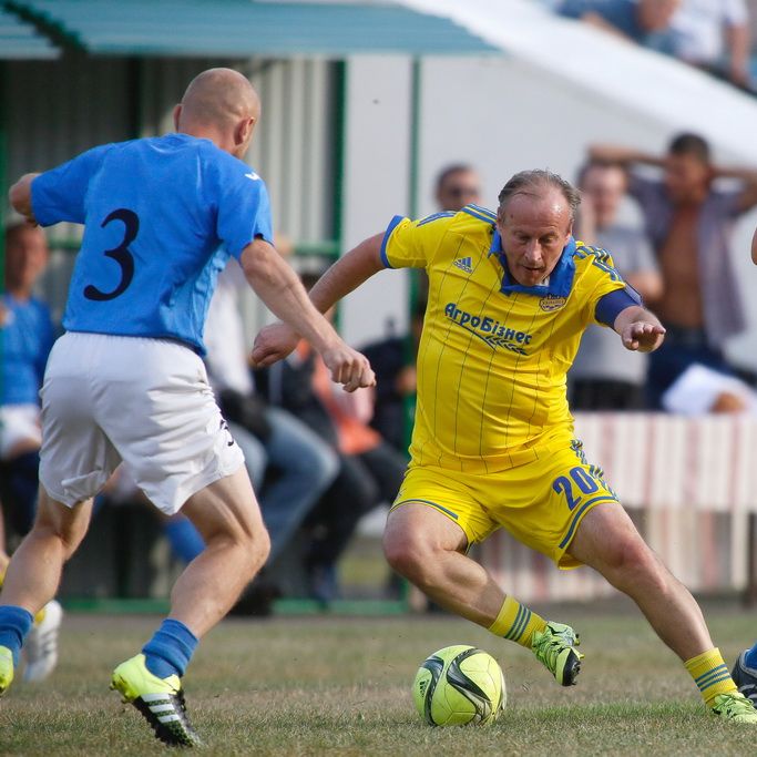 Ukraine national team veterans play gala-match in Shepetivka