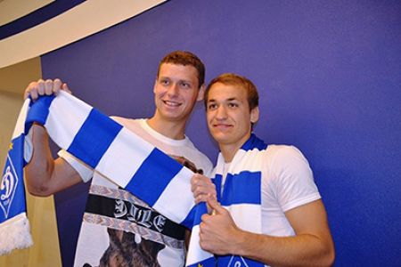 Olexandr RYBKA and Yevhen MAKARENKO meet supporters