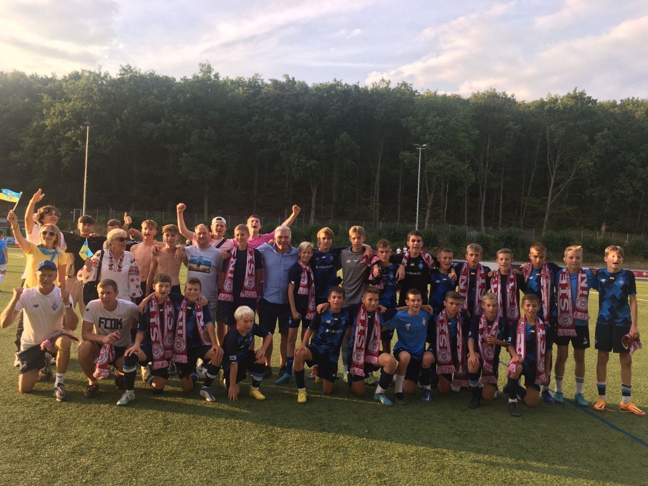 Dynamo football school trainees play first friendlies in Germany
