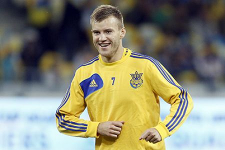 Dynamo players in Ukraine national team. 2015 summary