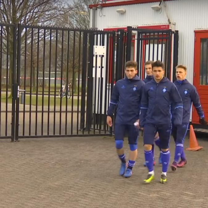 VIDEO: Dynamo U-19 training session in Amsterdam