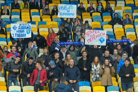Студенти Національного університету біоресурсів і природокористування України підтримують «Динамо» Київ!