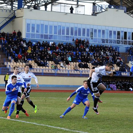 Yevhen Chumak plays his first Belarusan league game