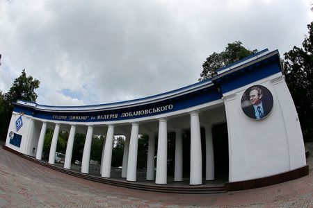 Memorial service for Valeriy Zuyev at Dynamo Stadium