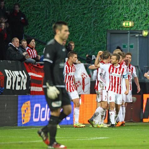 Aalborg defeat Vestsjælland after the match against Dynamo