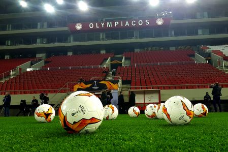 Dynamo training session in Piraeus