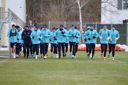 Preparations for second part of the season: working at club training ground