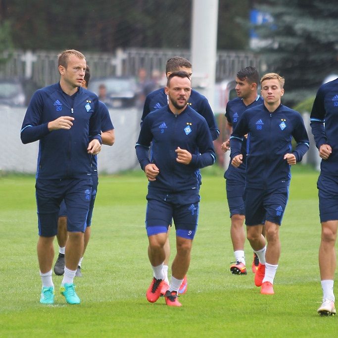 Preparations for the game against Volyn