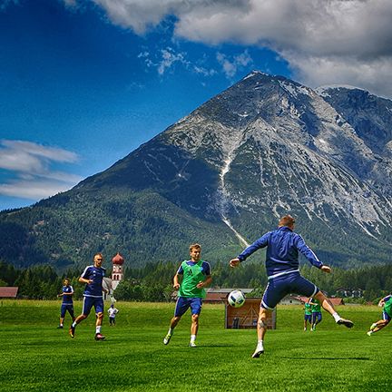 Dynamo in Tyrol: two training sessions with different exercises