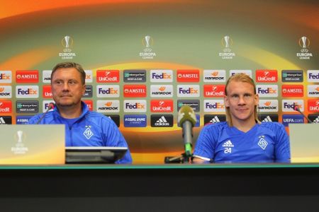 Pre-match press conference of Olexandr Khatskevych and Domagoj Vida