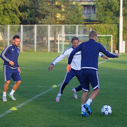 Dynamo getting ready for domestic league home match against Shakhtar