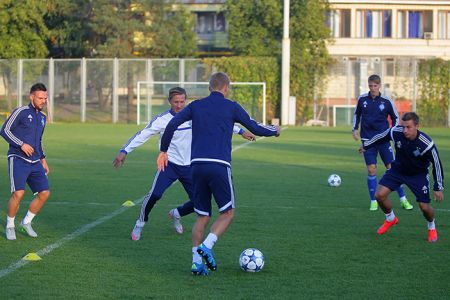 Dynamo getting ready for domestic league home match against Shakhtar