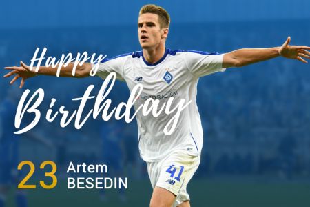 Artem BESEDIN turns 23. Congratulations!