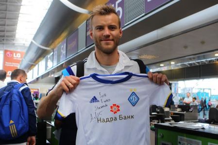 Present for Irish fan from Andriy Yarmolenko