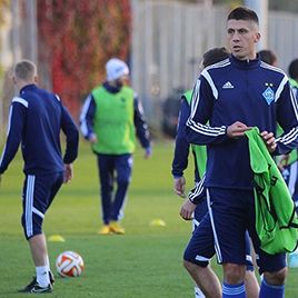 Dynamo getting ready for the game against Fiorentina